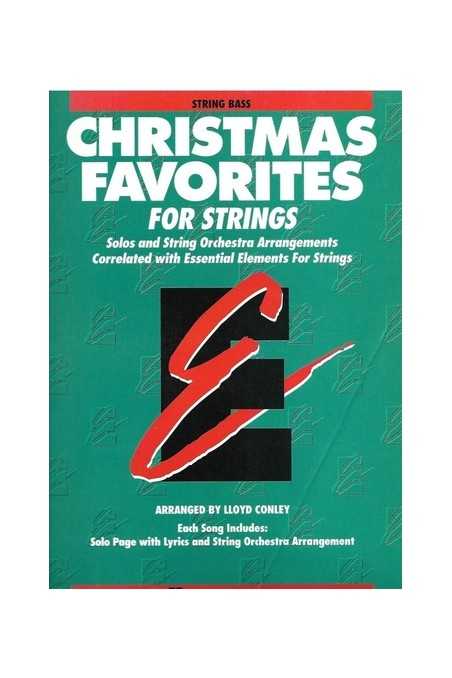 Christmas Favorites for Strings: Solos and Strings Orchestra (Bass Part)