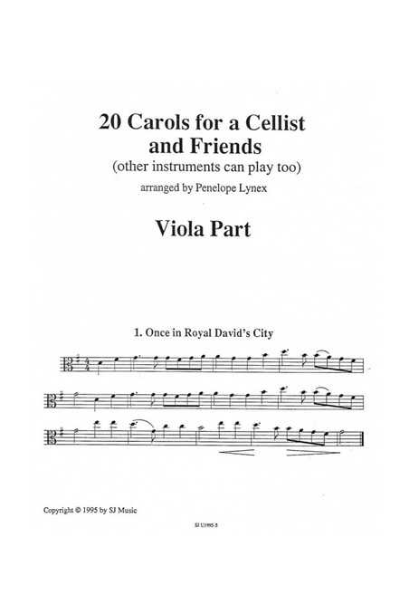 Lynex, 20 Carols for a Cellist and Friends (Viola Part)