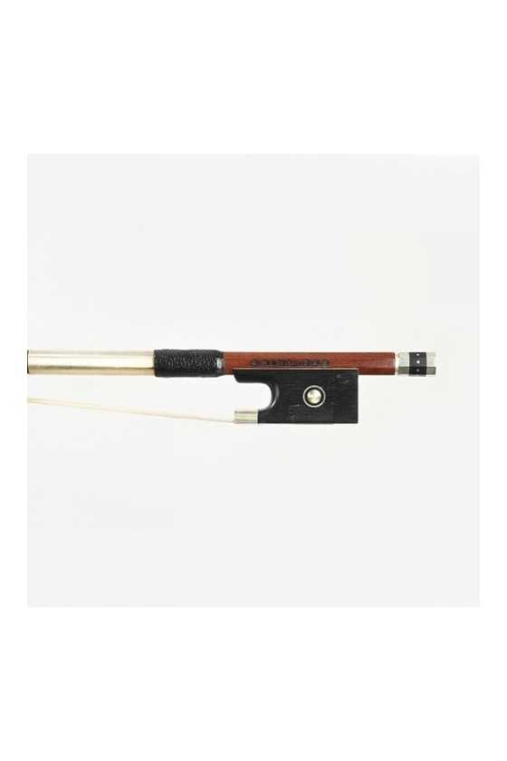 Dorfler Violin Bow - 22 Pernambuco Wood - Genuine Silver Trimming - Master Bow - Round