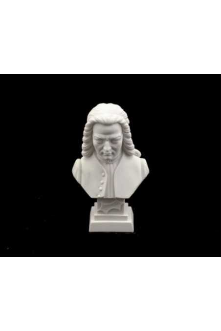 Crushed Marble Bust 11cm - Bach