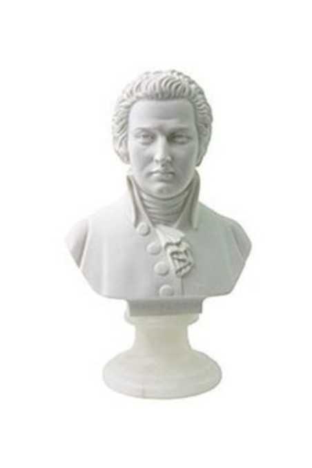 Crushed Marble Bust 15-22cm - Mozart
