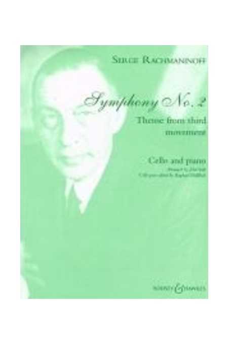 Symphony No. 2 Theme from the third movement arr. for cello and piano by Rachmaninoff