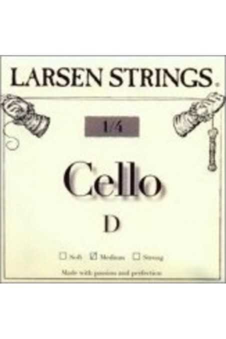 Larsen Cello D String Medium 1/4