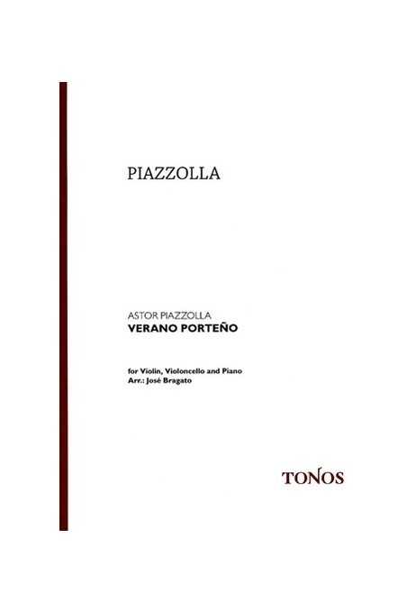 Piazzolla Verano Porteno (Summer) Arr. For Violin, Cello And Piano (Tonos)