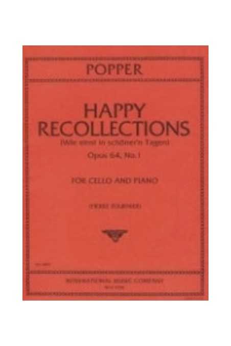 Popper, Happy Recollections For Cello (IMC)