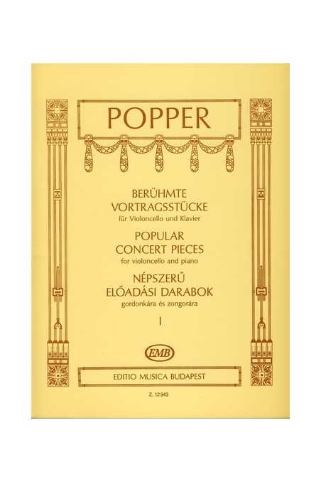 Popper, Popular Concert Pieces Bk 1 For Cello (EMB)