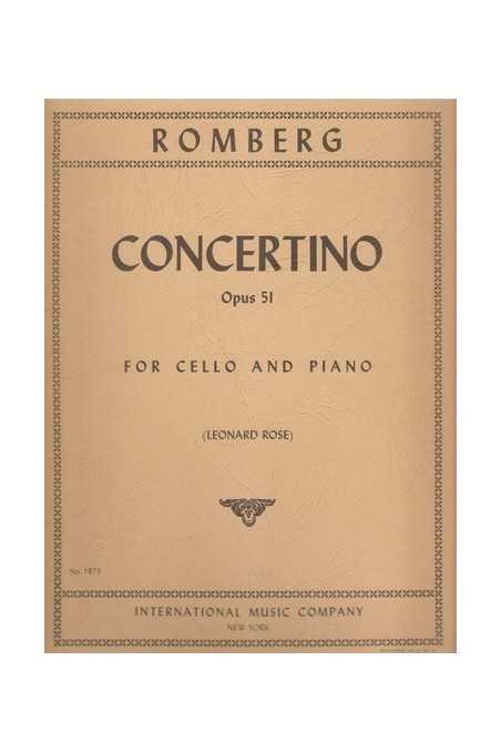 Romberg, Concertino Op. 51 For Cello And Piano (IMC)