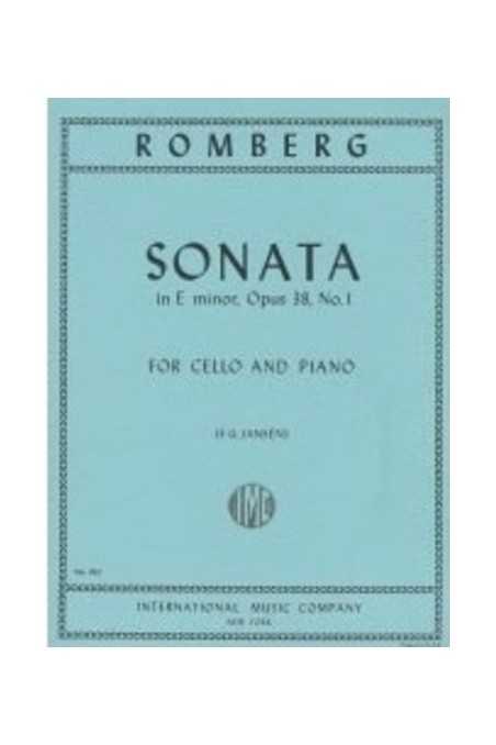 Romberg, Sonata In E Min Op. 38 No. 1 For Cello (IMC)