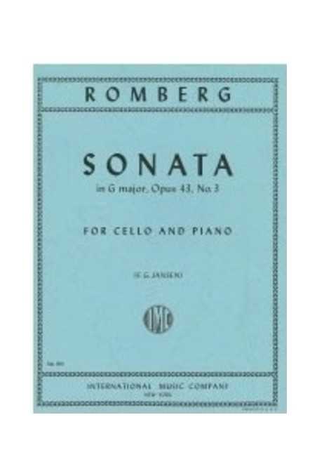 Romberg, Sonata In G Op. 43 No. 3 For Cello (IMC)