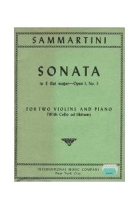 Sammartini Sonata In E Flat For 2 Violins (IMC)