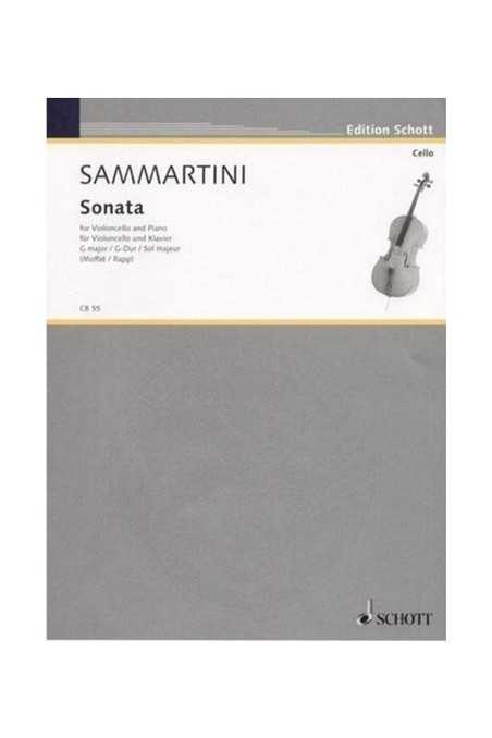 Sammartini, Sonata In G Major For Cello And Piano (Schott)