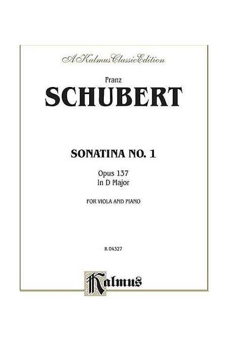 Schubert, Sonatina In D Major For Viola And Piano (IMC)