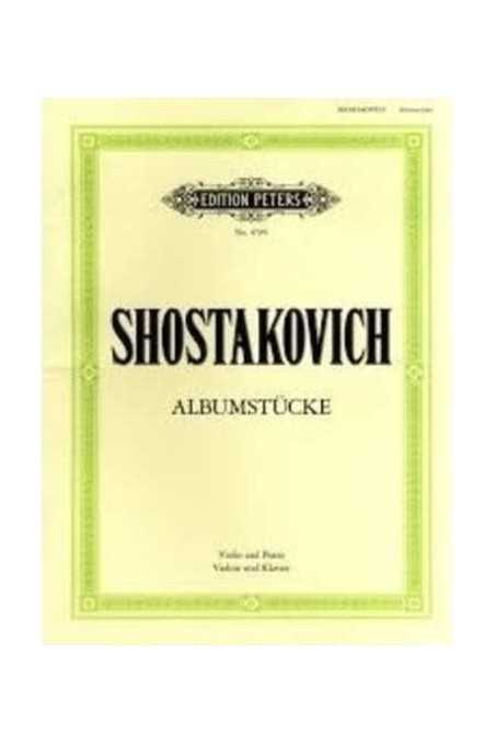 Shostakovich Albumstucke For Violin And Piano (Peters)