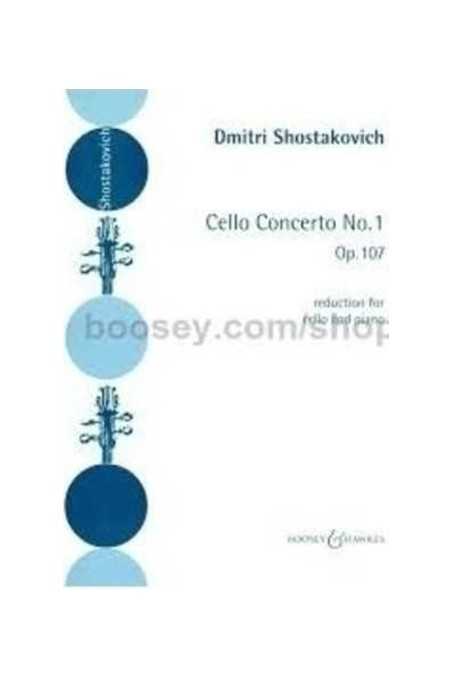 Shostakovich, Cello Concerto No 1 Op 107 Cello And Piano (Peters)