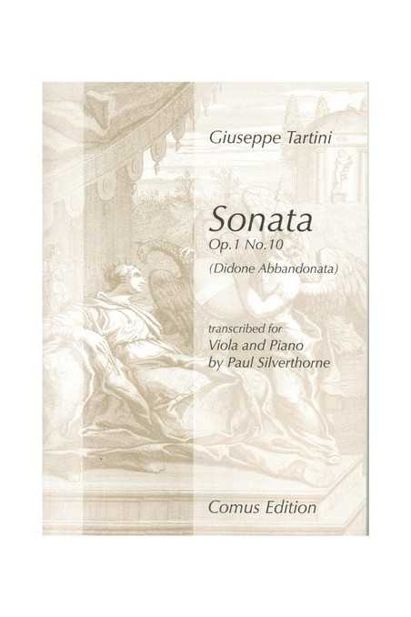 Tartini Sonata Op.1 No.10 Didone Abbandonata For Viola (Comus Edition)