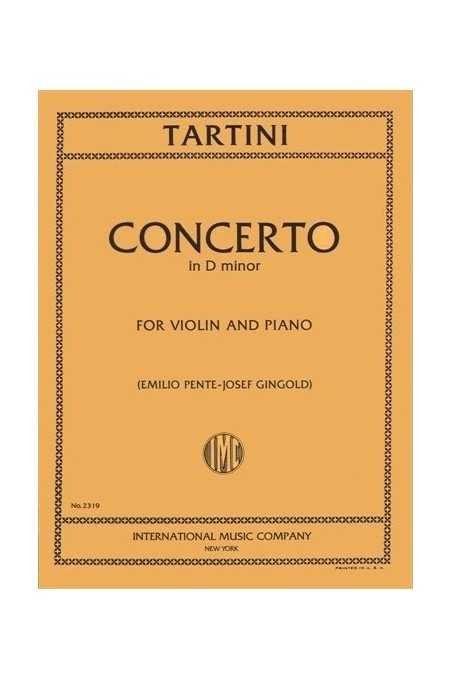 Tartini Concerto In D Min With Cadenza For Violin (IMC)