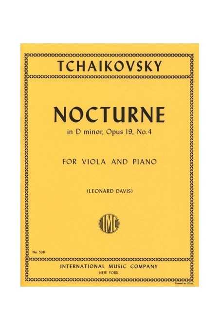 Tchaikovsky, Nocturne In D Min For Viola (IMC)