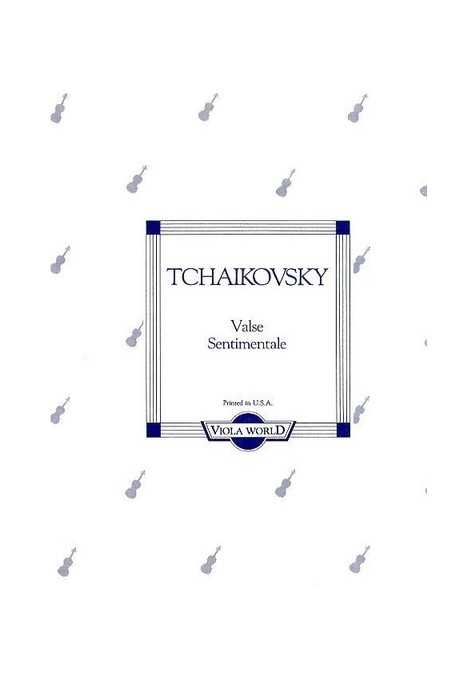 Tchaikovsky, Valse Sentimentale For Viola (Viola World)