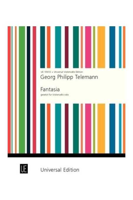 Georg Philipp Telemann Fantasia For Cello (Universal Edition)