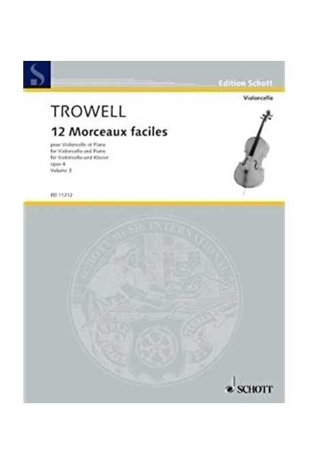 Trowell, 12 Morceaux Facile For Cello Op. 6 No. 3