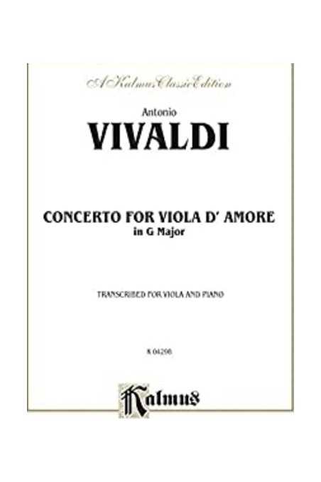 Vivaldi, Concerto for Viola D'Amore in G Major (Kalmus)
