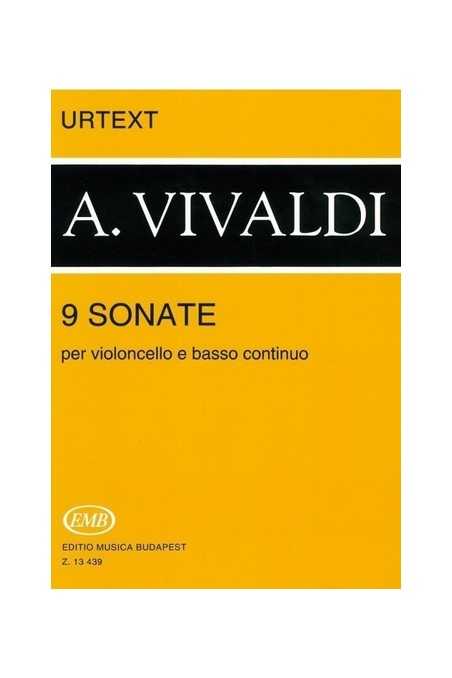 Vivaldi, 9 Sonatas For Cello (EMB)