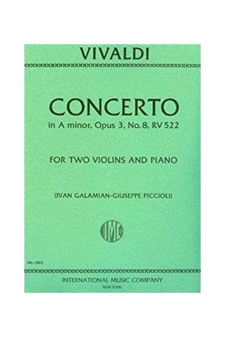 Vivaldi Concerto In A Minor Op. 3 No. 8 For 2 Violins (IMC)
