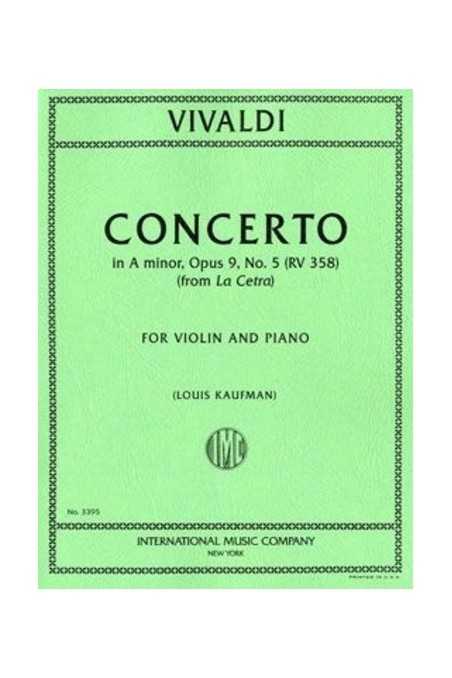 Vivaldi Concerto In A Minor Op. 9 No. 5 RV 358 For Violin (IMC)