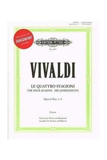 Vivaldi Four Seasons For Violin With CD (Peters)