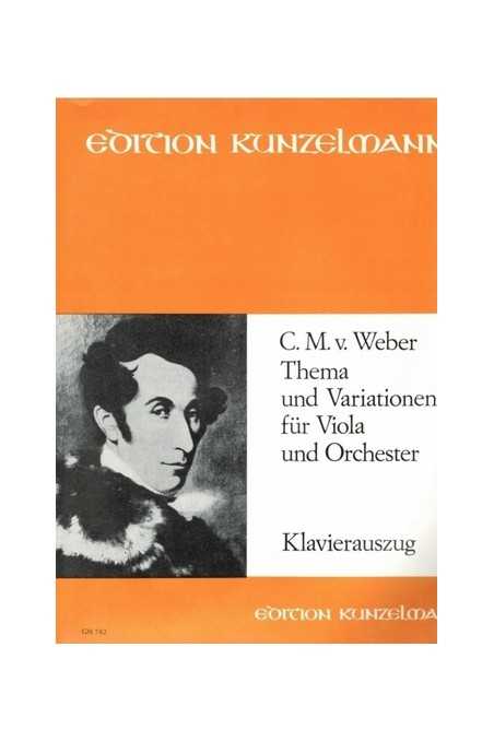 Weber, Theme and Variation for Viola and Orchestra (Kunzelmann)