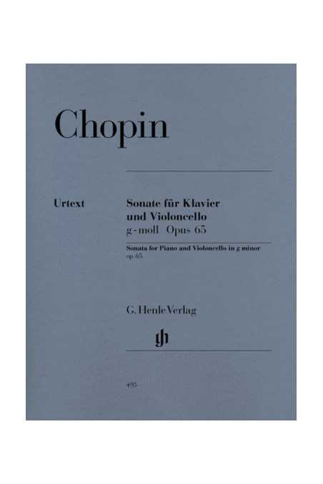 Chopin, Sonata For Violoncello And Piano G Minor Op. 65 ( Henle)