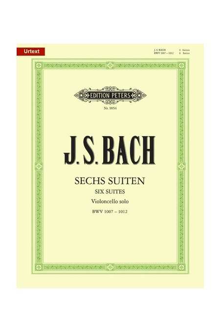 Bach, 6 Suites For Cello BWV 1007-1012 (Peters)