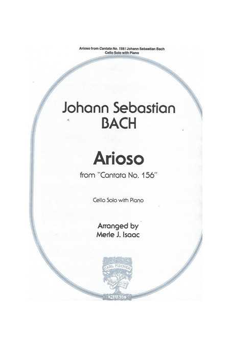 Bach, Arioso For Cello (Schirmer)