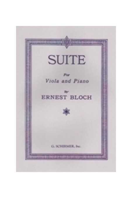 Bloch, Meditation And Processional For Viola (Schirmer)