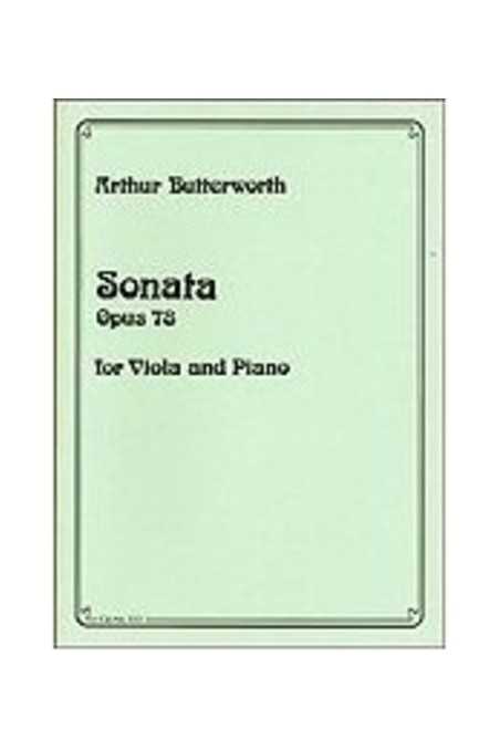 Butterworth, Op. 78 Sonata For Viola And Piano (Comus)