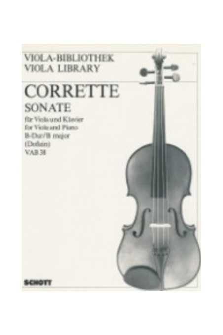 Corrette, Sonata For Viola In B Major (Schott)
