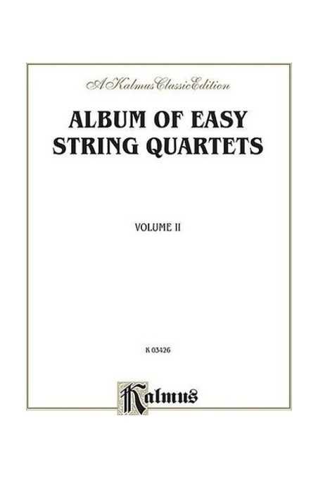 Album Of Easy String Quartets Vol 2 (Kalmus)
