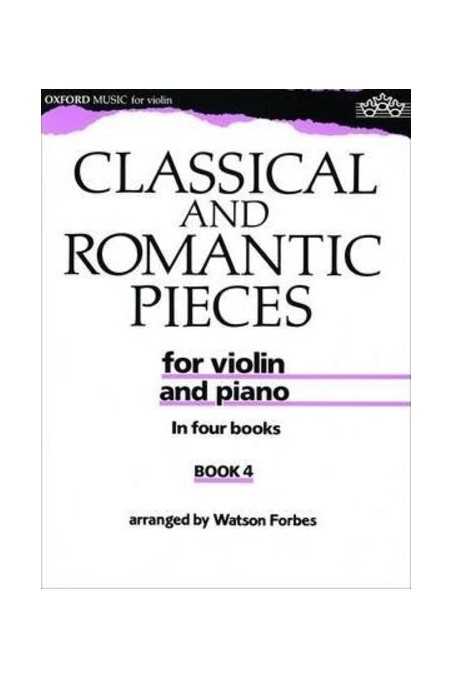 Classical and Romantic Pieces for Violin Book 4 (Forbes)