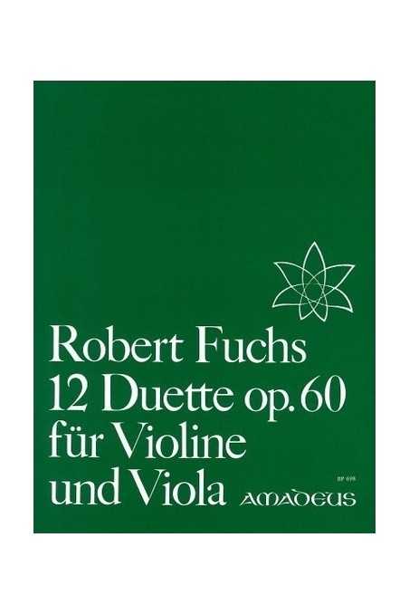 Fuchs, 12 Duets For Violin And Viola Op. 60