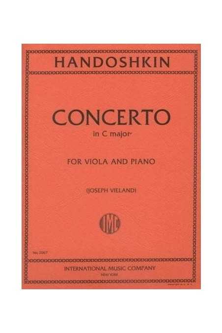 Handoshkin, Concerto in C major for Viola and Piano (IMC)