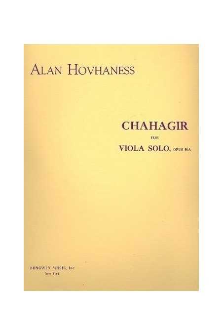 Hovhaness, Chahagir For Viola, Opus 56