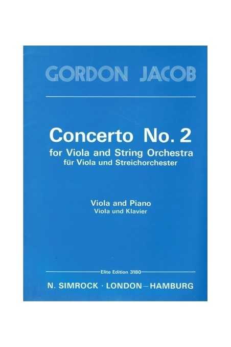 Jacob Concerto No.2 For Viola And Orchestra