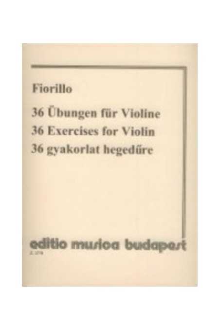 Fiorillo 36 Exercises for Violin (EMB)