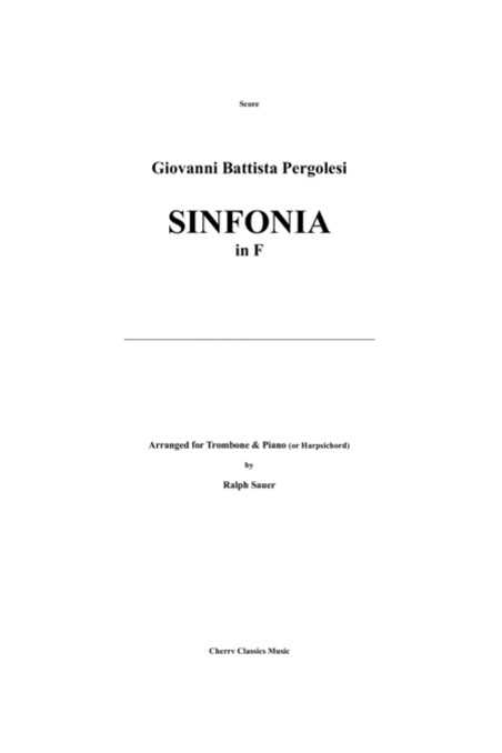 Pergolesi, Sinfonia For Viola