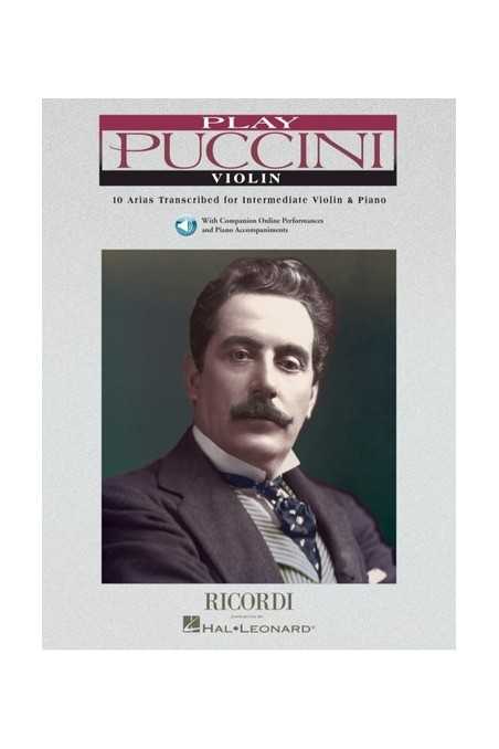 Puccini, 10 Arias Transcribed for Intermediate Violin & Piano