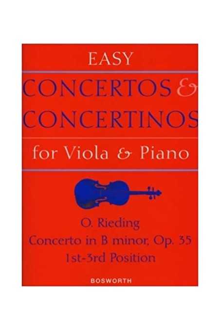 Rieding, Concerto In B Minor Opus 35 For Viola (Bosworth)