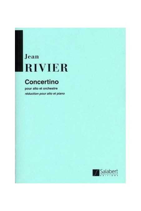 Rivier Concertino Pour Alto Et Orchestre For Viola (Salabert)