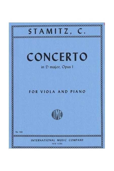 Stamitz, Concerto In D Major For Viola (IMC)