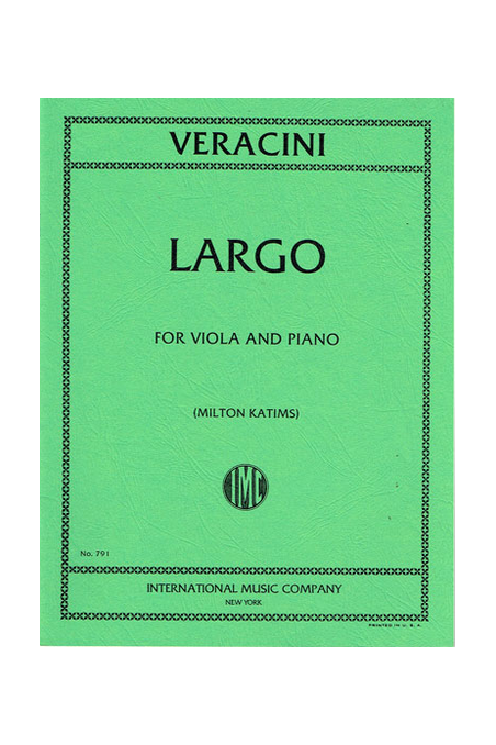 Veracini, Largo for Viola (IMC)
