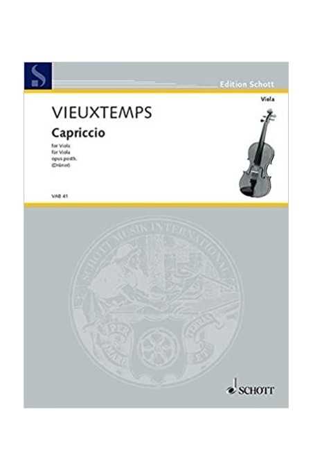 Vieuxtemps, Capriccio for Solo Viola (Schott)